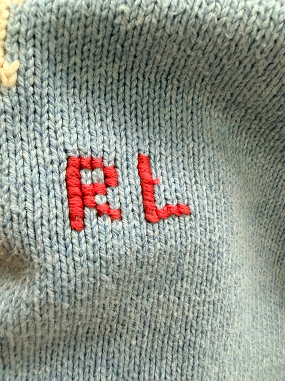 Ralph Lauren Polo Bear Cotton Sweater Medium - Picture 5 of 6